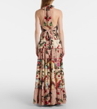 Camilla Notes From The Road printed silk maxi skirt