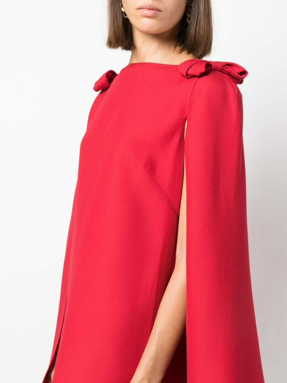 ワンピース VALENTINO wool silk garavani dresses red Valentino Garavani Dress, Size 38 IT