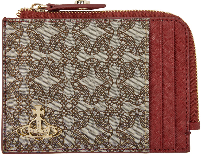 ◆Vivienne Westwood◆RE-JACQUARD ORBORAMA カードケース Vivienne Westwood RE-JACQUARD ORBORAMA Wallet, multicolor