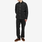 Foret Men's Rowan Denim Overshirt in Washed Black