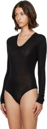 Entire Studios Black Circle Neck Bodysuit