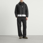 Taion Men's x Mountain Research Down Zip Parka Jacket in Black