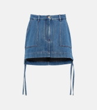 Loewe Denim miniskirt