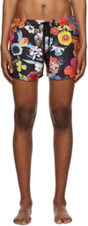 Moschino Multicolor Floral Swim Shorts