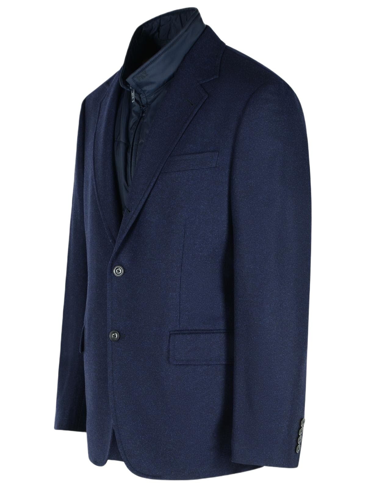 Fay db Navy Polyamide Jacket