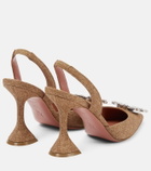 Amina Muaddi Begum embellished slingback pumps