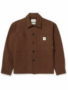 AGOLDE - RSVP GALLERY Erving Appliquéd Cotton-Canvas Jacket - Brown