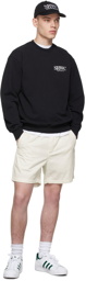 Sporty & Rich Black Upper East Side Sweatshirt