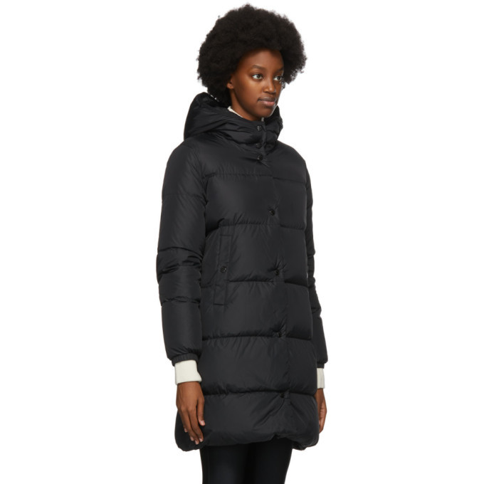 Moncler Black Down Burgaux Coat Moncler
