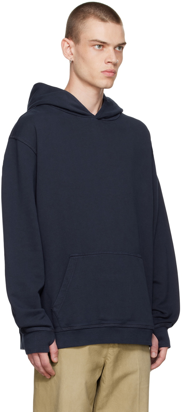 パーカー・フーディ YMC SS21 TRUGOY HOODED SWEATSHIRT (P7QAP_Y075NAVY) YMC Trugoy Hooded Sweatshirt | italist