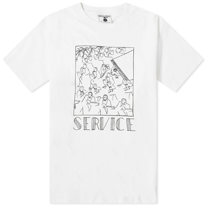 Photo: Service Works Men's Bebop T-Shirt in White