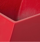 Pieces - Curvy Fiberglass Planter - Red