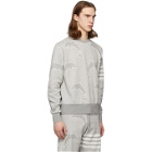 Thom Browne Grey Cotton Dolphin Icon 4-Bar Sweatshirt