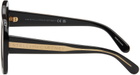 Stella McCartney Black Oversized Square Sunglasses