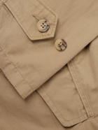 Polo Ralph Lauren - Logo-Print Cotton-Twill Coat - Neutrals
