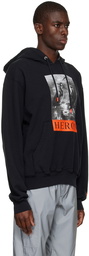 Heron Preston Black Cotton Hoodie