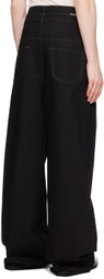 NICOLAS ANDREAS TARALIS Black Plaque Jeans