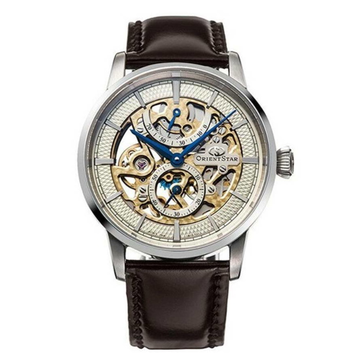 Photo: Orient Classic Manual Wind Skeleton Dial Watch RE-AZ0004S00B