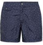 Incotex - Printed Swim Shorts - Blue