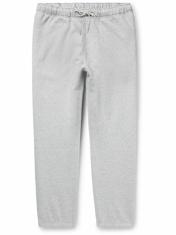 Photo: J.Crew - Tapered Cotton-Jersey Sweatpants - Gray