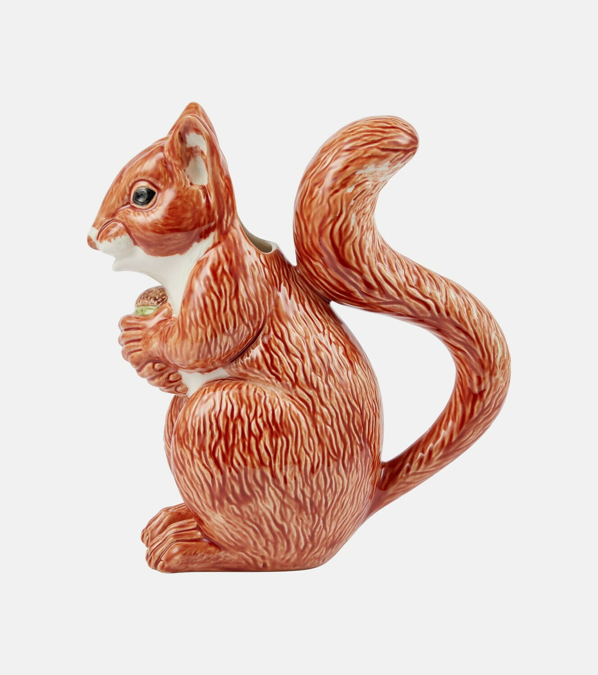 Bordallo Pinheiro Squirrel earthenware pitcher