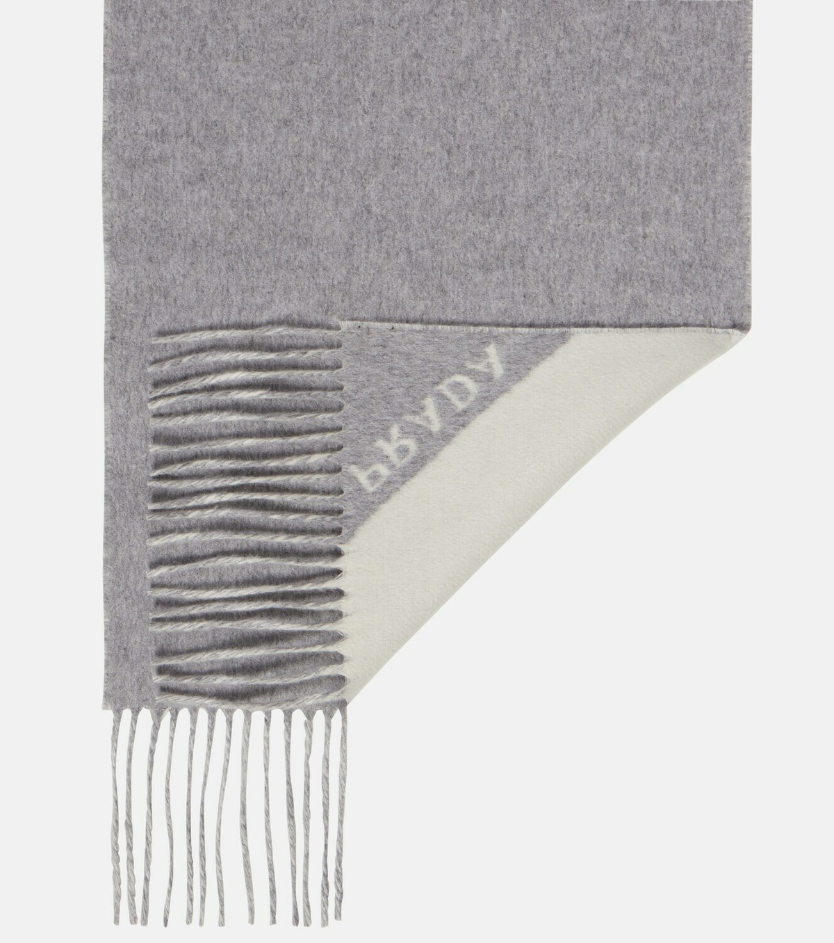 Prada Logo cashmere scarf