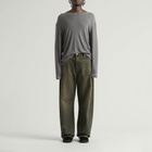 END. x Samsøe Samsøe Men's Sadango LS T-Shirt in Grey