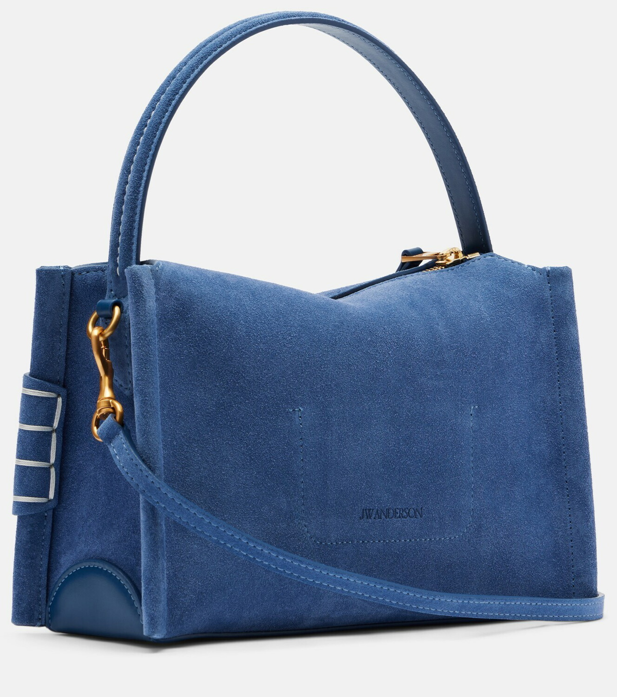 JW Anderson Loafer Small suede shoulder bag