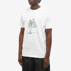 Sunspel Men's Weather Man Riviera T-Shirt in White