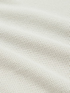 Belstaff - Guide Logo-Appliquéd Cotton Half-Zip Sweater - Gray