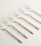 Bitossi Bamboo 24-piece stainless steel flatware set