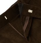 Kingsman - Brown Slim-Fit Stretch-Cotton Corduroy Suit Trousers - Brown