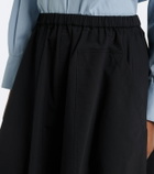 Vince Cotton midi skirt