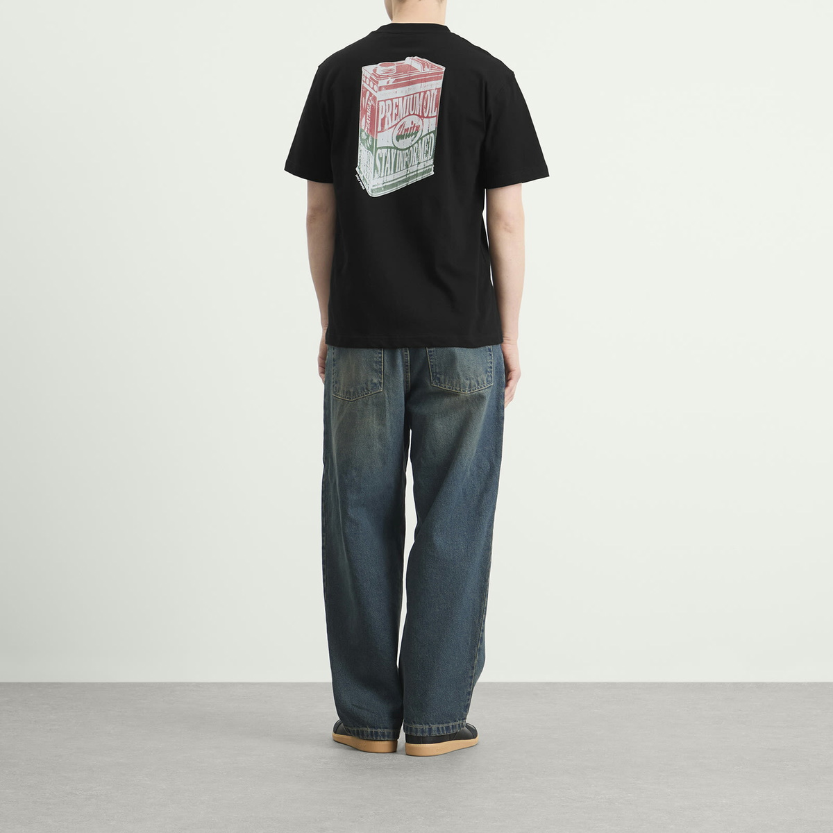 Daily Paper Men's Oil Can T-Shirt in Black