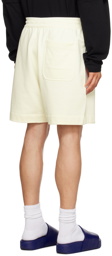 Y-3 Off-White Drawstring Shorts