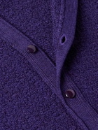 Needles - Merino Wool-Bouclé Cardigan - Purple