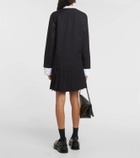 Plan C Wool and cotton shirtdress