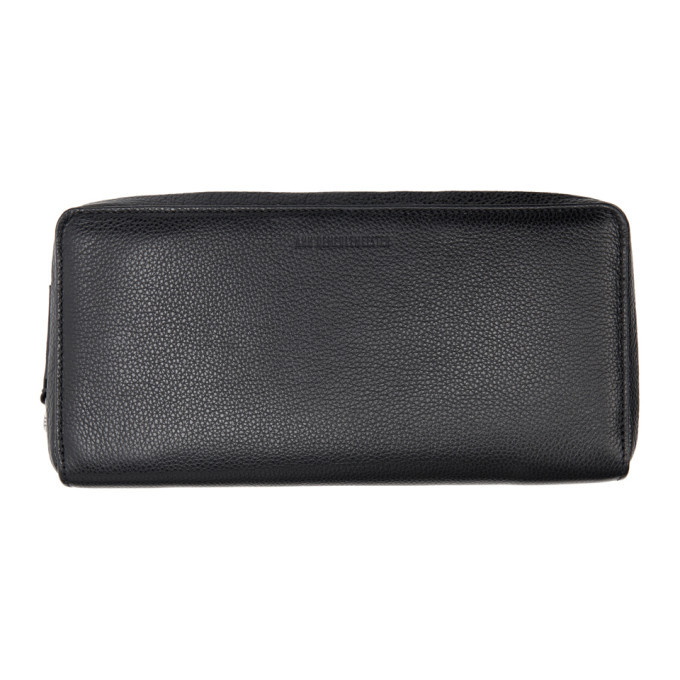 Ann Demeulemeester Black Large Arta Zip Wallet Ann Demeulemeester