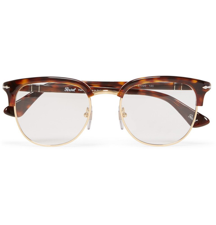 Photo: Persol - Round-Frame Tortoiseshell Acetate Optical Glasses - Tortoiseshell