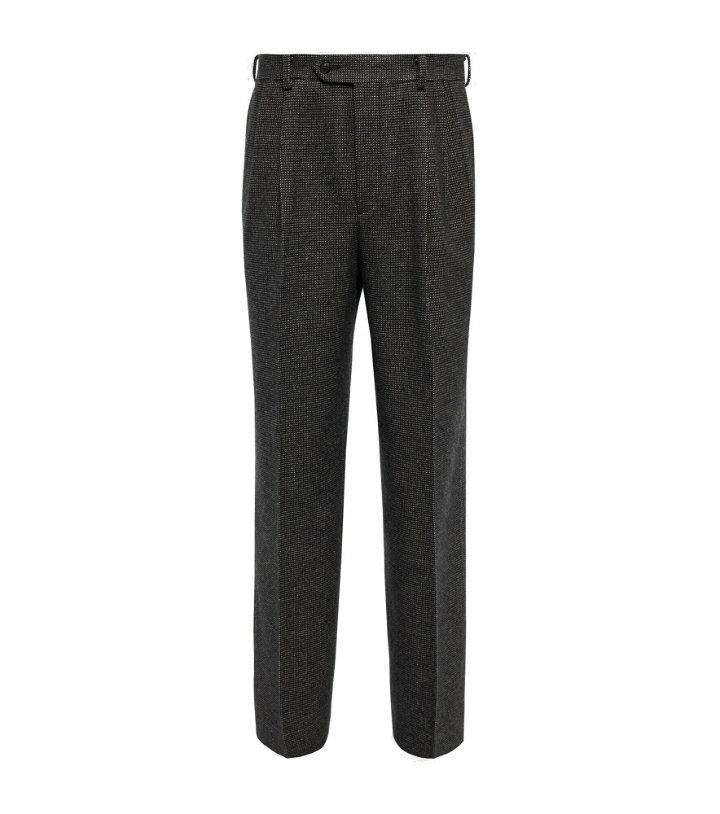 Photo: Auralee - Straight cotton, wool and cashmere pants