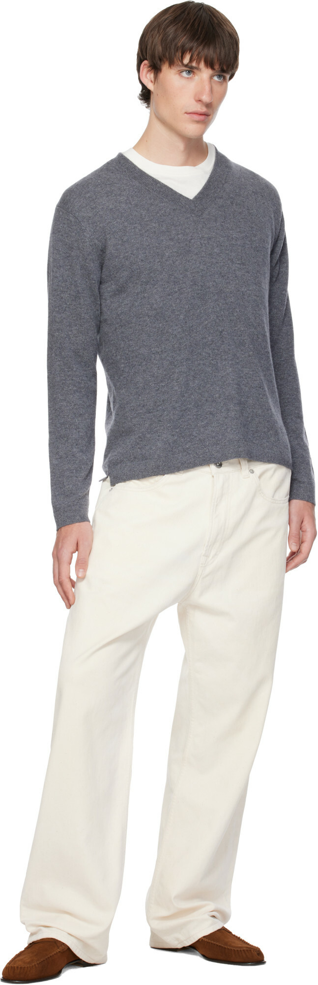 LISA YANG Gray Clayton Sweater