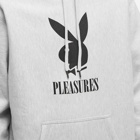 PLEASURES Men's Play Playboy Hoody in Grey