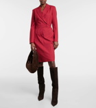 Max Mara Odessa wool blazer minidress