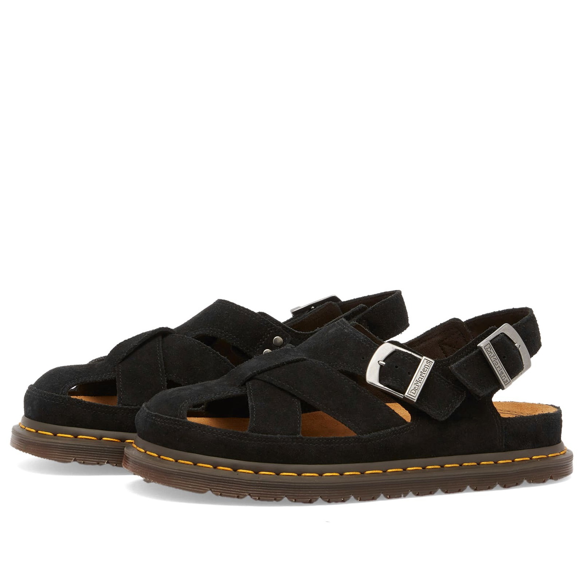 Dr. Martens San Fisherman Sandal in Black