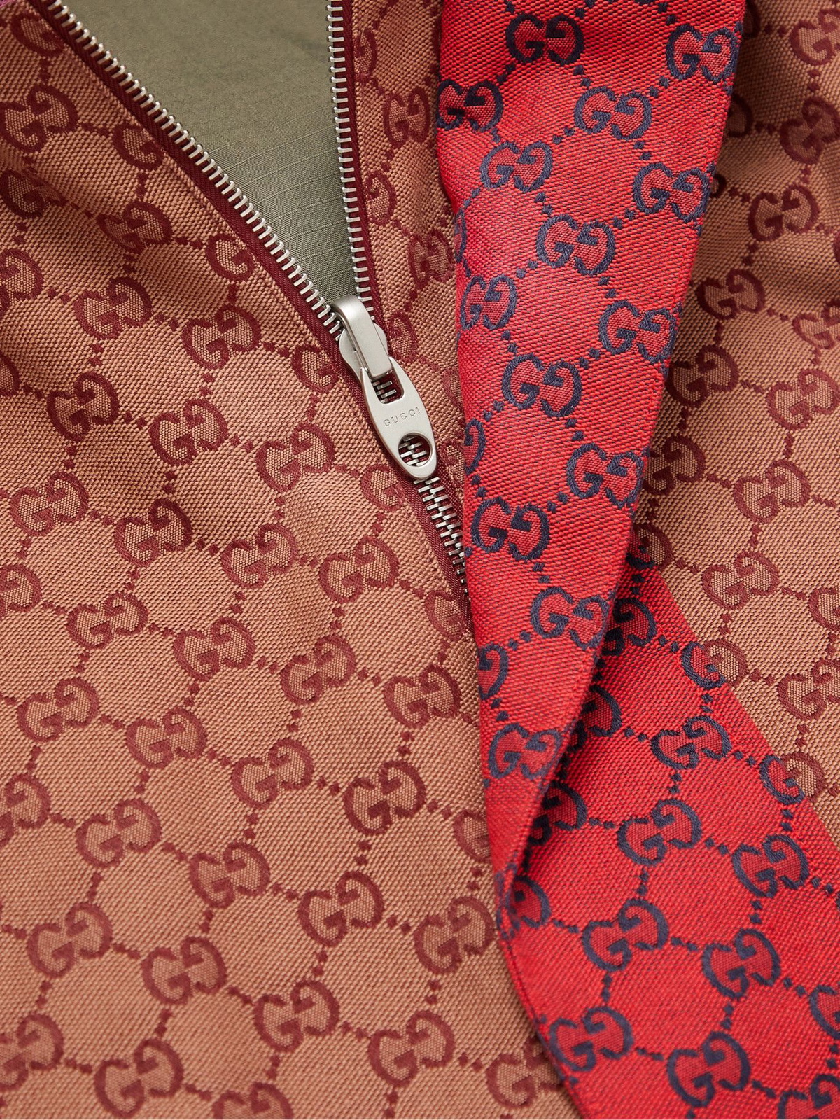 Gucci Jumbo GG Jacquard Canvas Down Hooded Jacket