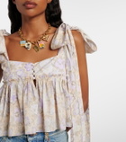 Chloé Floral cotton top