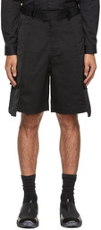 A-COLD-WALL* Black Strata Cargo Shorts