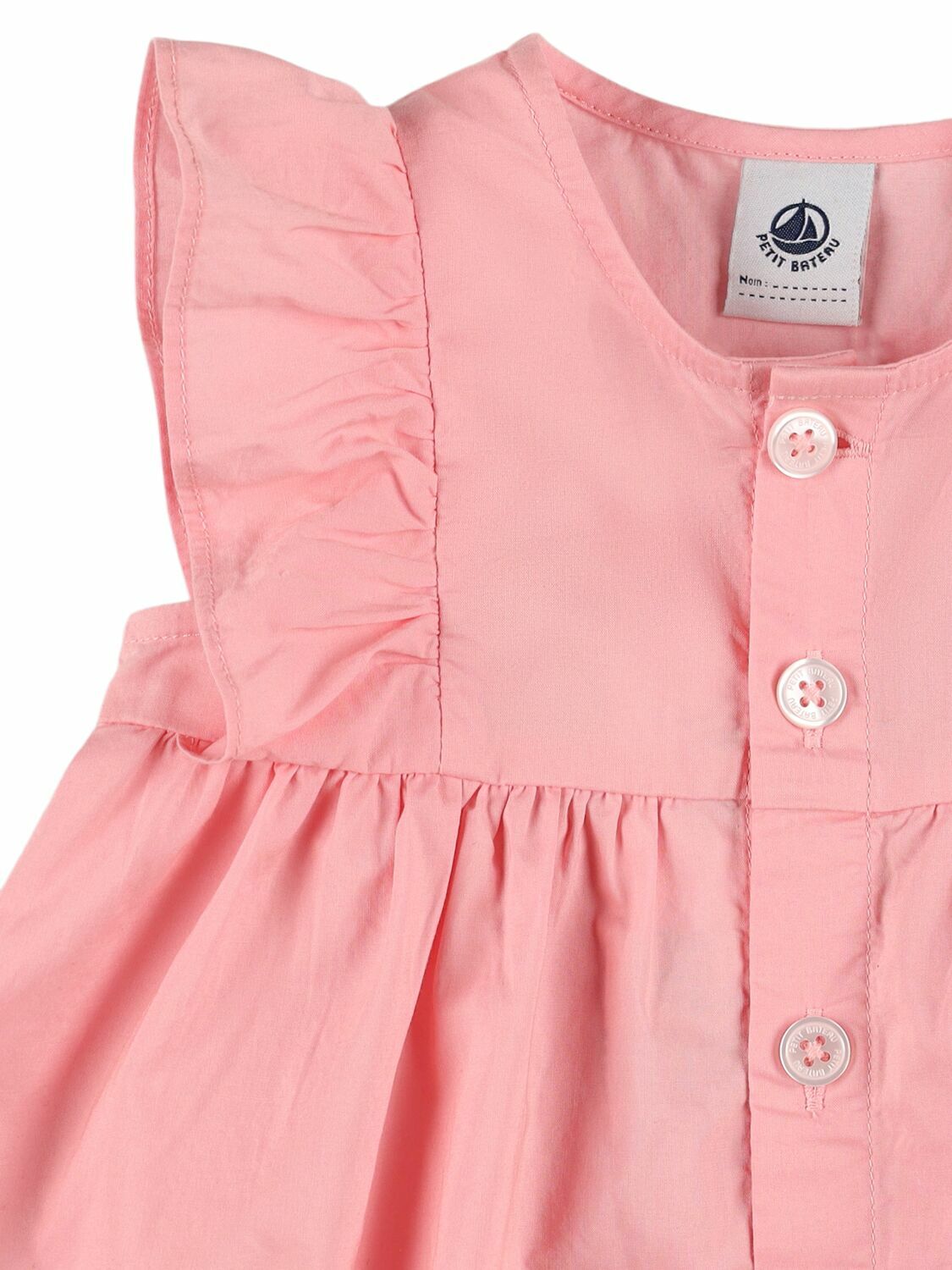 PETIT BATEAU Cotton Dress & Diaper Cover