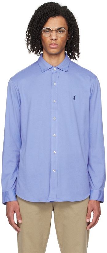 Photo: Polo Ralph Lauren Blue Embroidered Shirt