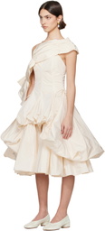 Renaissance Renaissance SSENSE Exclusive Bridal Capsule Dara Midi Dress